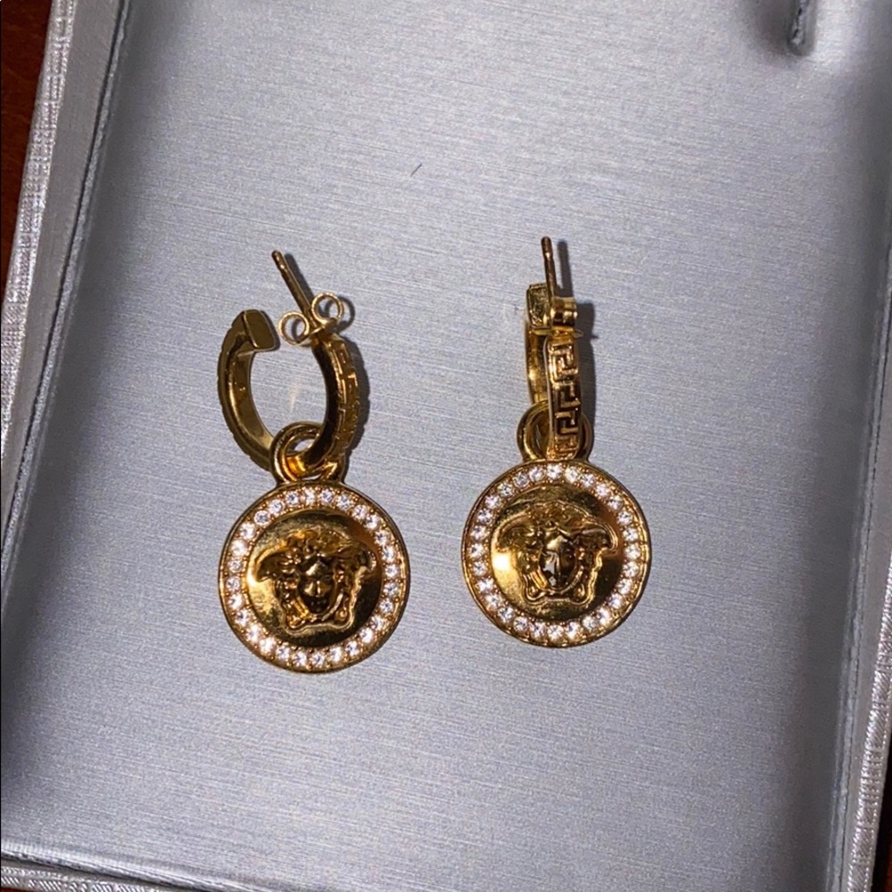 Versace earrings (gold)